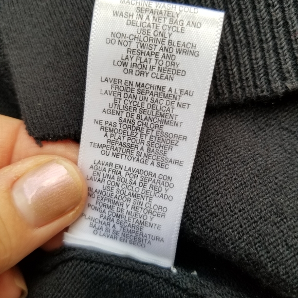 Michael Kors Black Short Sleeve Cardigan Sweater - Picture 5 of 6